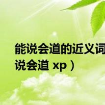 能说会道的近义词（能说会道 xp）