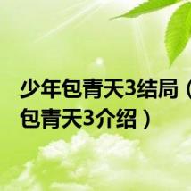 少年包青天3结局（少年包青天3介绍）