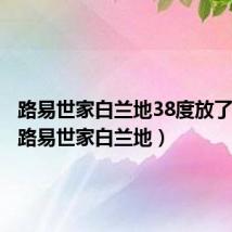 路易世家白兰地38度放了10年（路易世家白兰地）