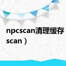 npcscan清理缓存（npcscan）