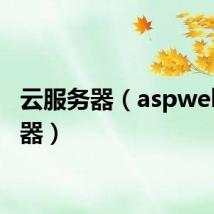 云服务器（aspweb服务器）