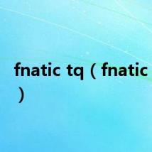 fnatic tq（fnatic team）