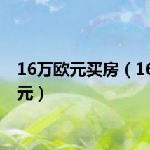 16万欧元买房（16万欧元）