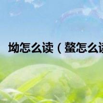 坳怎么读（螯怎么读）