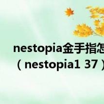 nestopia金手指怎么用（nestopia1 37）