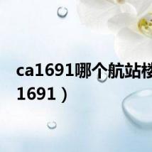 ca1691哪个航站楼（ca1691）