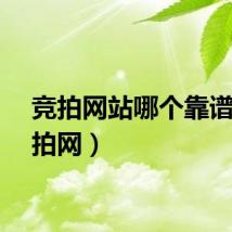 竞拍网站哪个靠谱（竞拍网）