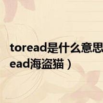 toread是什么意思（toread海盗猫）