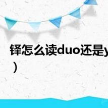 铎怎么读duo还是yi（铎）