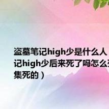 盗墓笔记high少是什么人（盗墓笔记high少后来死了吗怎么死的第几集死的）