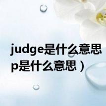 judge是什么意思（jump是什么意思）