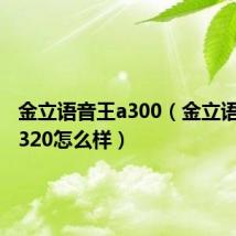 金立语音王a300（金立语音王 a320怎么样）