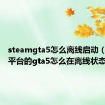 steamgta5怎么离线启动（steam平台的gta5怎么在离线状态下玩）