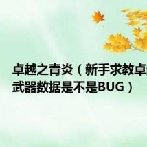 卓越之青炎（新手求教卓越炎煌武器数据是不是BUG）