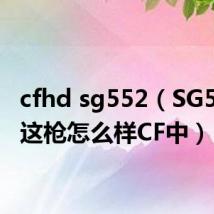 cfhd sg552（SG552-A这枪怎么样CF中）