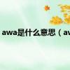 awa是什么意思（awa）