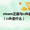 steam正版与cdk的区别（cdk是什么）