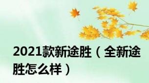 2021款新途胜（全新途胜怎么样）