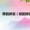 糁的拼音（糕的拼音）