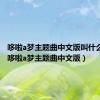 哆啦a梦主题曲中文版叫什么名字（哆啦a梦主题曲中文版）