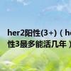 her2阳性(3+)（her2阳性3最多能活几年）