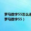 罗马数字55怎么表示（罗马数字55）