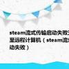 steam流式传输启动失败无法连接至远程计算机（steam流式传输启动失败）