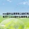 eco是什么意思车上的灯亮影响开车不?（eco是什么意思车上的）