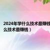 2024年学什么技术最赚钱（学什么技术最赚钱）