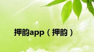 押韵app（押韵）