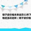 貉子皮价格未来走势11年下半年价格是涨还是降（貉子皮价格）