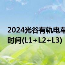 2024光谷有轨电车运营时间(L1+L2+L3)