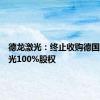 德龙激光：终止收购德国康宁激光100%股权