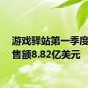 游戏驿站第一季度净销售额8.82亿美元