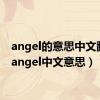 angel的意思中文翻译（angel中文意思）