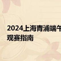 2024上海青浦端午龙舟观赛指南