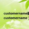 customername翻译（customername）