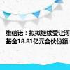 维信诺：拟拟继续受让河北显示基金18.81亿元合伙份额