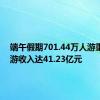 端午假期701.44万人游重庆 旅游收入达41.23亿元