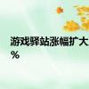 游戏驿站涨幅扩大至10%