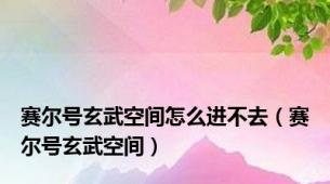 赛尔号玄武空间怎么进不去（赛尔号玄武空间）