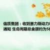 信质集团：收到赛力斯动力BU定点通知 生命周期总金额约为5亿元