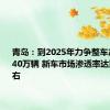 青岛：到2025年力争整车产量达到40万辆 新车市场渗透率达到45%左右