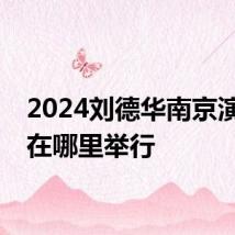 2024刘德华南京演唱会在哪里举行