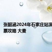 张韶涵2024年石家庄站演唱会抢票攻略 大麦