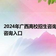 2024年广西高校招生咨询会网上咨询入口