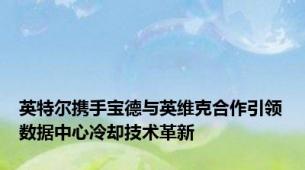 英特尔携手宝德与英维克合作引领数据中心冷却技术革新