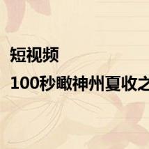 短视频|100秒瞰神州夏收之美