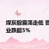 煤炭股震荡走低 晋控煤业跌超5%