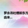 罗永浩吐槽新东方名字由来...